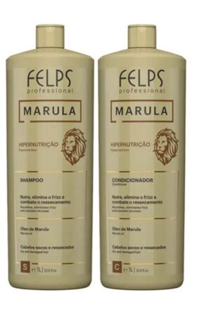 Felps Kit Shampoo y Acondicionador Hipernutricíon Marula 1000ml