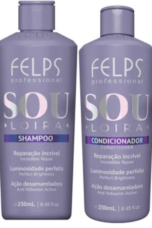 Pack Felps Sou Loira Shampoo y Acondicionador 250ml