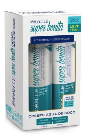 AGUA DE COCO – KIT SHAMPOO Y ACONDICIONADOR 250ML + 200ML